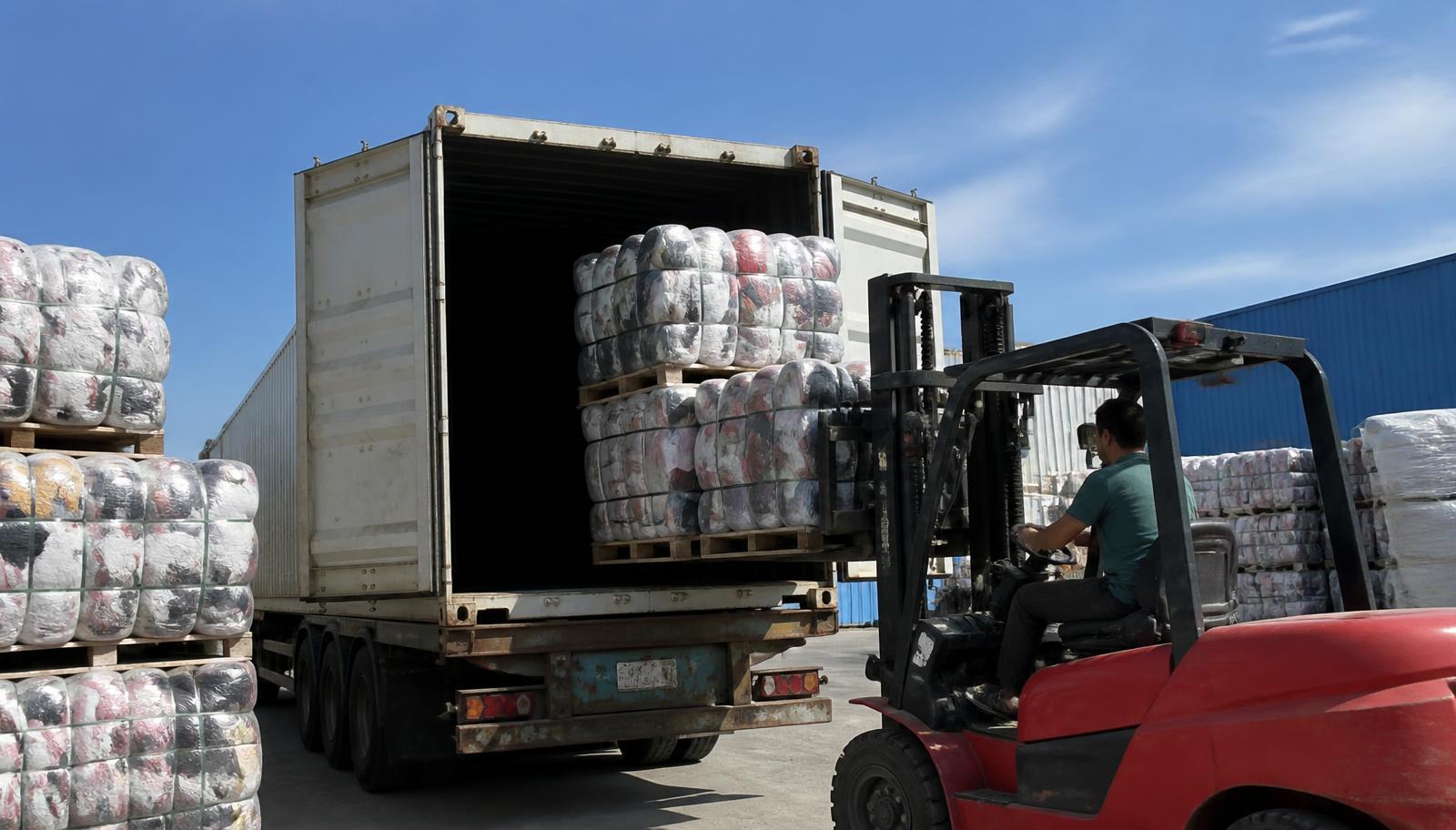 Container loading for wholesale export